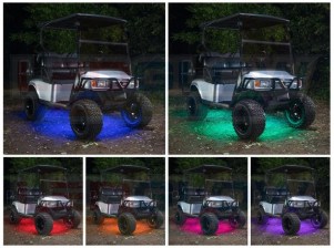 LedGlow Million Color Expandable Golf Cart Underbody Light 01